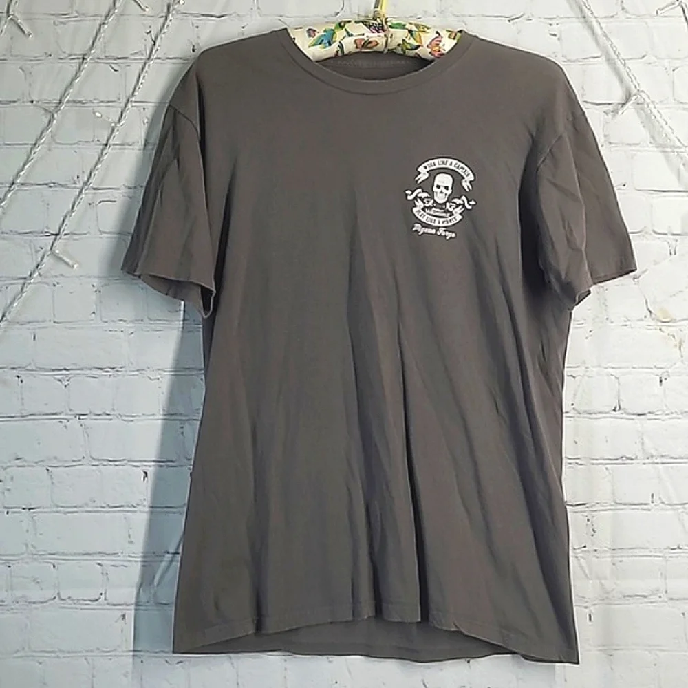 Margaritaville Pirate Pidgeon Forge Tennessee Skull Graphic Print Tshirt Mens M - Picture 2 of 14